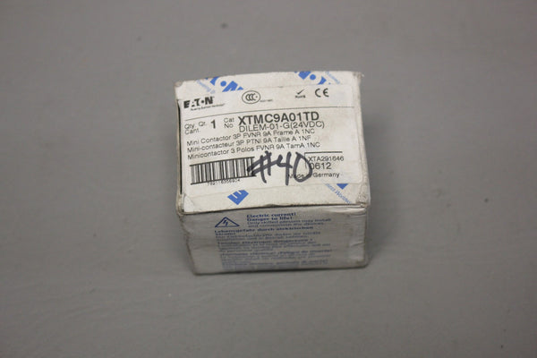 NEW EATON MINI CONTACTOR  XTMC9A01TD  DILEM-01-G