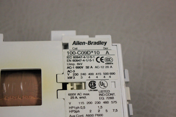 ALLEN-BRADLEY 100-C09D*10 CONTACTOR