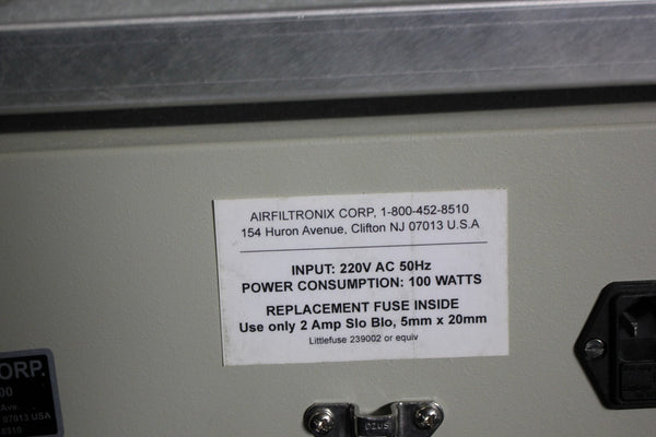 New AIRFILTRONIX POSITIVE PRESSURE CLEAN ROOM BLOWER SYSTEM  RF1000