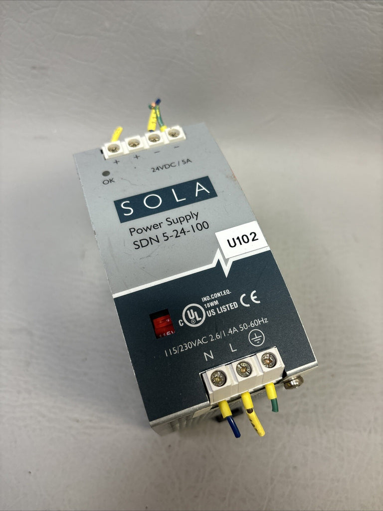 SOLA/HEVI-DUTY SDN 5-24-100 SOLA POWER SUPPLY