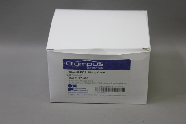 OLYMPUS 96 WELL PCR PLATE 27-408 SEMI SKIRT 9 QTY NEW