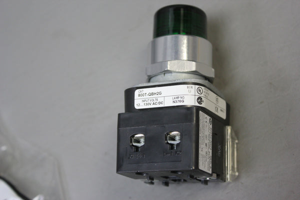 NEW ALLEN BRADLEY ILLUMINATED PUSHBUTTON  800T-QBH2G SER. U
