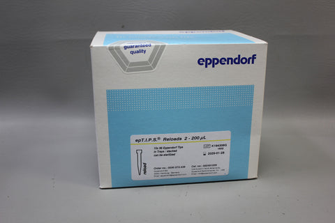 SEALED Eppendorf ep T.I.P.s reloads 10 x 96 eppendorf tips 2-200uL p/n 022491539