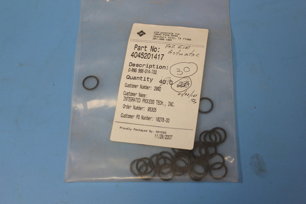 30PCs Eim Controls 4045201417 568-014-70D O Rings
