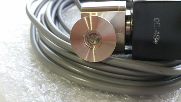  CKD SOLENOID VALVE W/ FLANGES FOR HIGH VACUUM APPLICATIONS HVB41