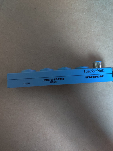 Turck  Devicenet 4 port I/O block JBBS-57-FS-E424 USED