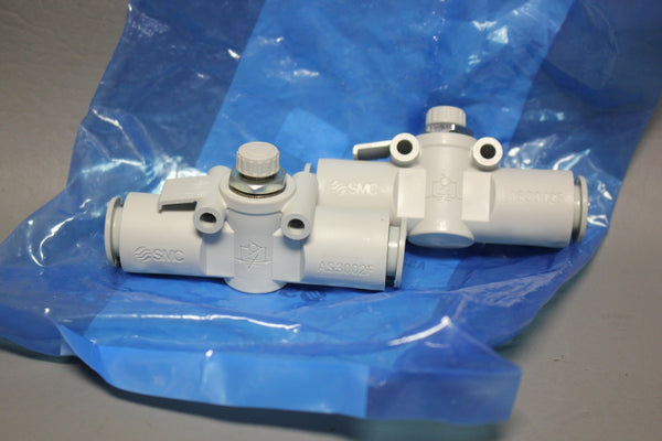 NEW LOT OF 2 SMC FITTINGS AS3002F-12