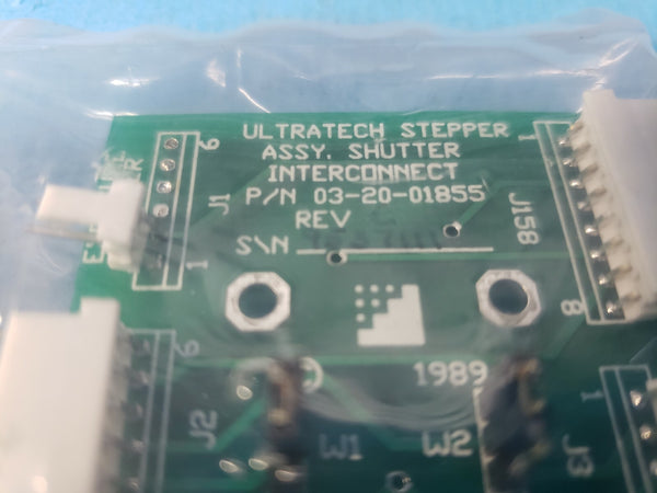 Ultratech Stepper Shutter Interconnect PCB Board 03-20-01855 Rev C