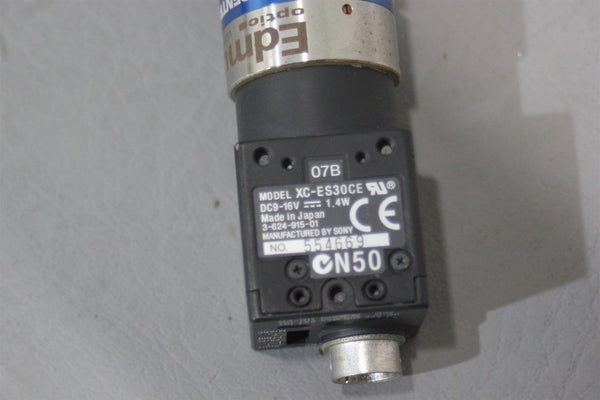 SONY MACHINE VISION CAMERA WITH EDMUND TELECENTRIC LENS XC-ES30CE 56678