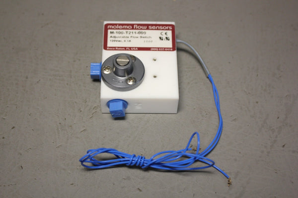 UNUSED MALEMA FLOW SENSOR M-100-T211-000