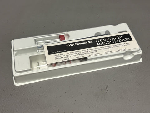 New VWR Scientific Fixed Volume Microdispenser 3-606-086