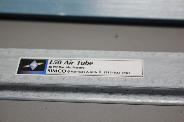SIMCO ION R50 BLUE BAR SHOCKLESS STATIC NEUTRALIZING BAR W/L50 AIR TUBE