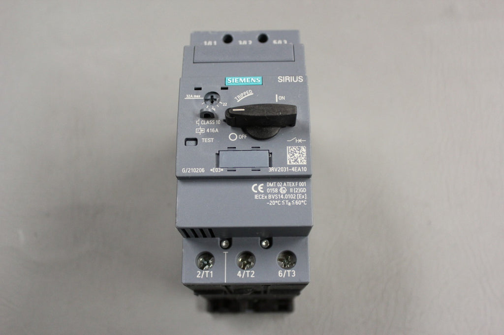 SIEMENS SIRIUS 3RV2031-4EA10 MOTOR STARTER CIRCUIT BREAKER