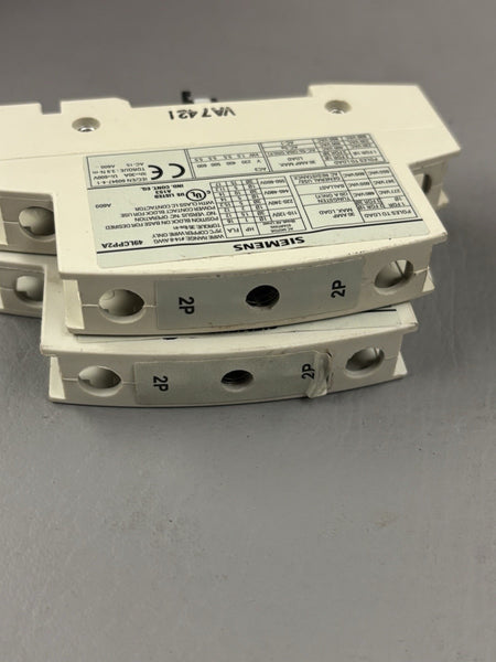 2 Siemens 49LCPP2A 2-Pole Class LC Light Contactor Power Pole