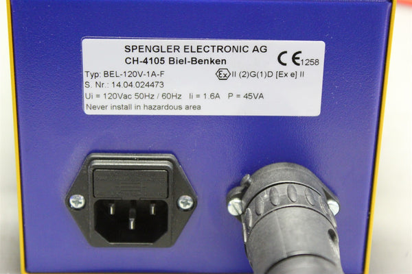 SPENGLER ELECTRONIC AG POWER SUPPLY BEL-120V-1A-F