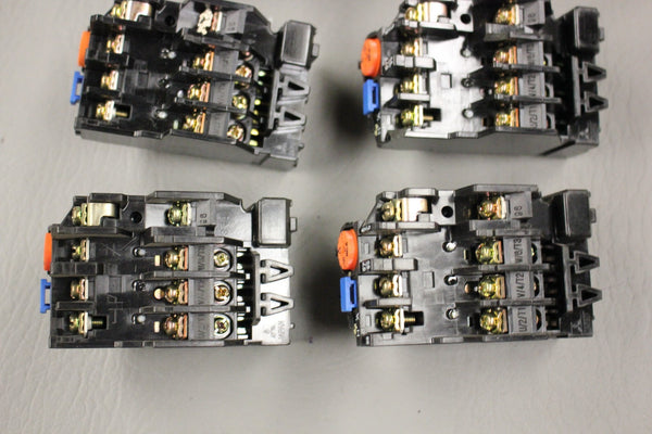 LOT OF 6 MITSUBISHI ELECTRIC THERMAL OVERLOAD RELAY TH-K12AB KP