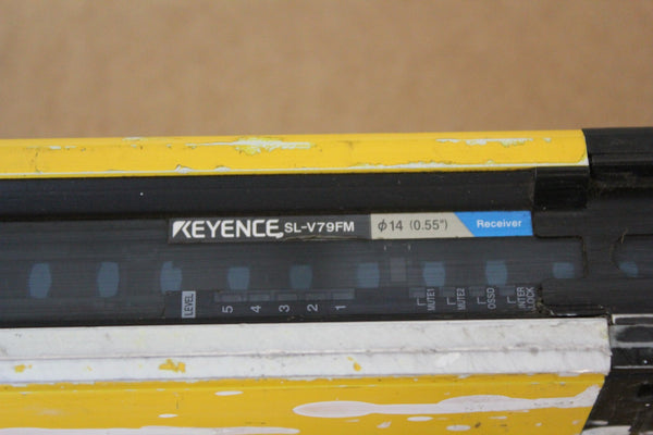 KEYENCE LIGHT CURTAIN RECEIVER SL-V79FM