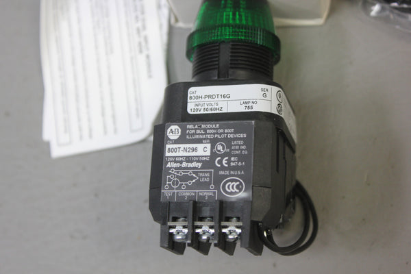 NEW ALLEN BRADLEY  PILOT LIGHT 800H-PRDT16G G