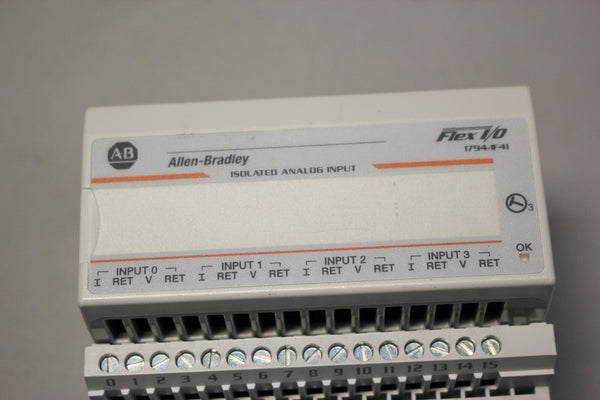 ALLEN BRADLEY FLEX I/O ISOLATED ANALOG INPUT MODULE 1794-IF4I A