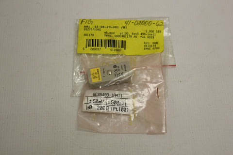 SIEMENS 6ES5498-1AA11 Analog Input Module Measuring Range 