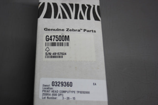 NEW ZEBRA THERMAL PRINT HEAD KIT 600DPI G47500M