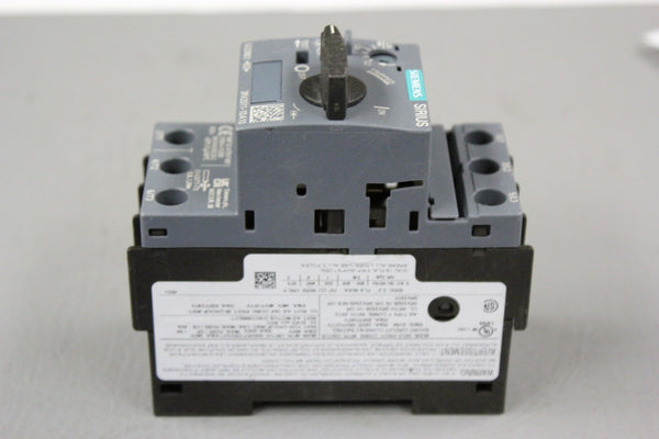 UNUSED SIEMENS MOTOR PROTECTION CIRCUIT BREAKER   3RV2011-1DA10