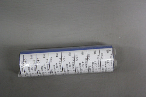 18 NEW CSO BLACK FH WAX THERMAL TRANSFER RIBBON 110mm x 74M 4.33" x 242'