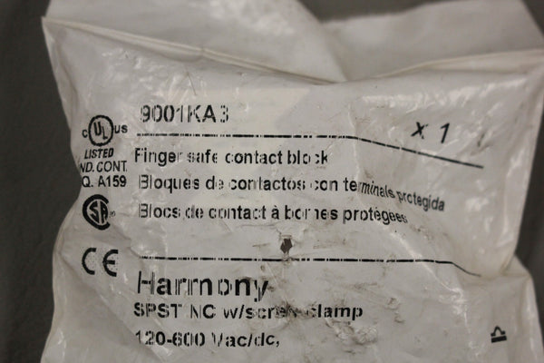 SCHNIEDER 9001KA3 FINGER SAFE CONTACT BLOCK