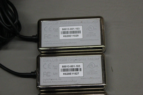 5 DIGITAL PERSONA U.are.U 4500 FINGERPRINT READERS 50013-001-103