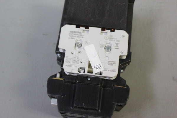 UNUSED SIEMENS CONTACTOR P/N: 3TC4417-0A