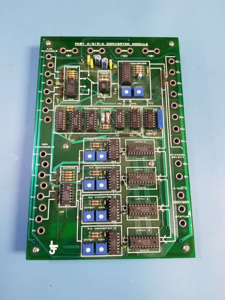 LJ Engineering Fast A-D/D-A Converter Module Tester/Trainer Board