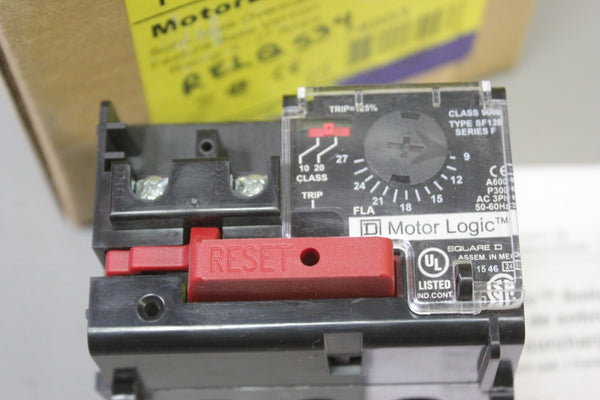 NEW SQUARE D MOTORLOGIC SOLID STATE OVERLOAD RELAY P/N: 9065SF120 F