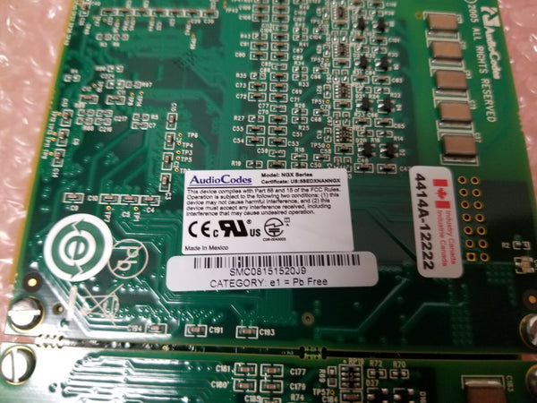 Audiocodes NGX Series PBX Event Recording Module 152-1024-010 Rev. 1 NGX2400