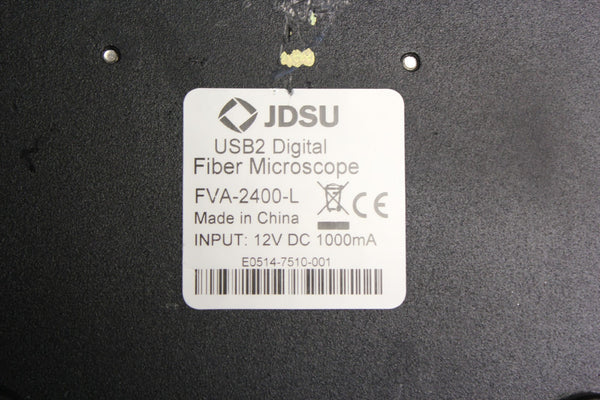 JDSU USB2 DIGITAL FIBER MICROSCOPE FVA-2400-L