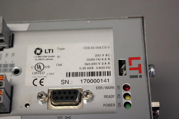 LTI SERVO DRIVE  CDE32.003, C3.0