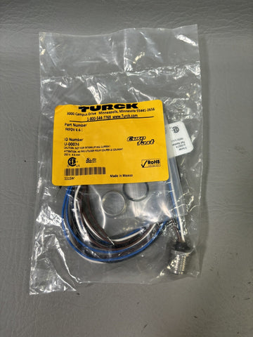 TURCK FKFDV 4.4-1 U-00074 EURO FAST SINGLE ENDED CORDSET