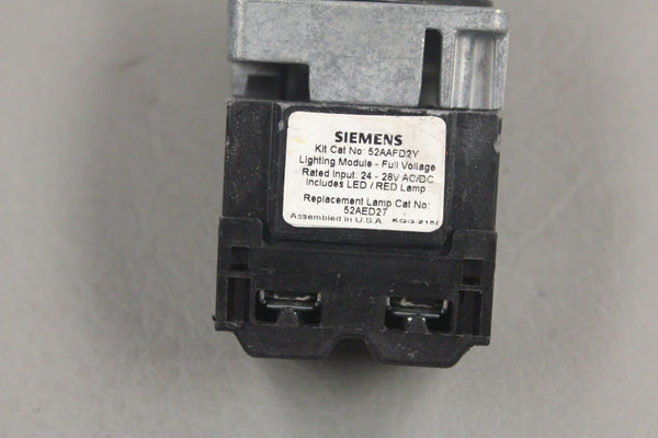 SIEMENS OIL TIGHT PILOT LIGHT 52PL4EX 52AAFD2Y