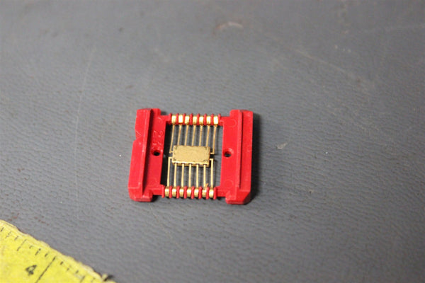 VINTAGE 1969 NOS RARE TEXAS INSTRUMENTS GOLD FLAT PACK IC PROCESSOR CHIP SN7480F