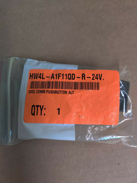 Idec 22mm pushbutton red round NEW