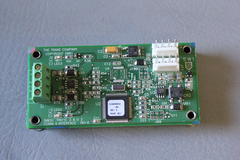THE TRANE COMPANY PCB BOARD 94V-0  COMM 4 INTERFACE REV B