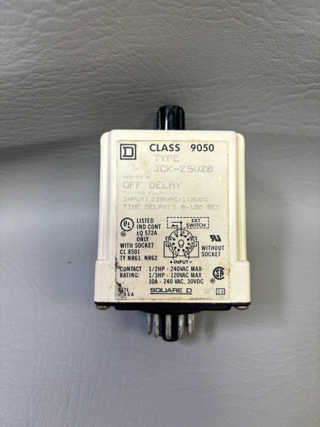 SQUARE D 9050JCK-25v20 Series A Time Delay Relay
