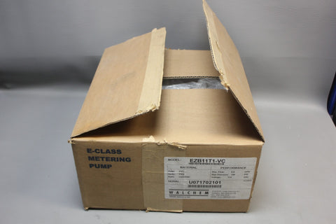 NEW WALCHEM IWAKI METERING PUMP   EZB11T1-VC