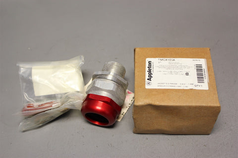 New APPLETON Aluminum Metal Clad MC Cable Connector TMCX100A