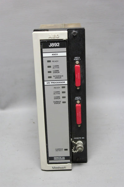 MODICON GOULD REMOTE I/O PROCESSOR MODULE AS-J892-001 #2