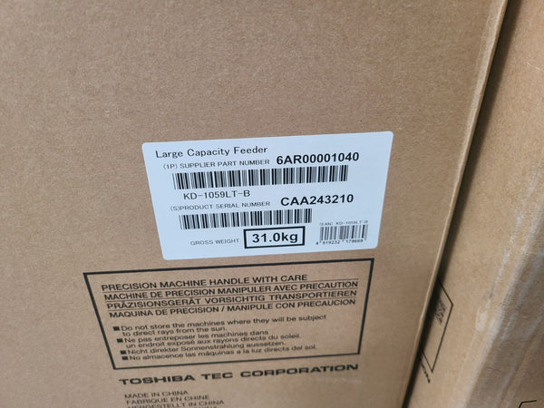 1 NEW TOSHIBA KD-1059LT-B LARGE CAPACITY FEEDER