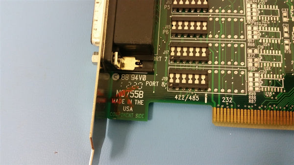 Blastronix 8 Port Serial Video Controller Card 422/8s-pci 