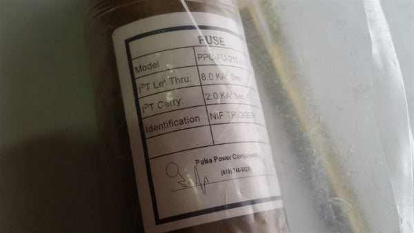  Pulse Power Components Fuse Ppc-fu-212-8.0