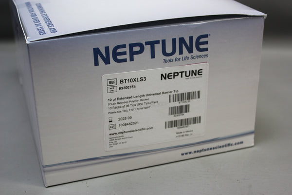960 NEPTUNE 10 UL EXTENDED LENGTH UNIVERSAL BARRIER TIP BT10XLS3 LOW RETENETION