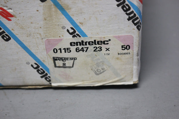 LOT OF 50 NEW ENTRELEC 0115 647 TERMINAL BLOCKS
