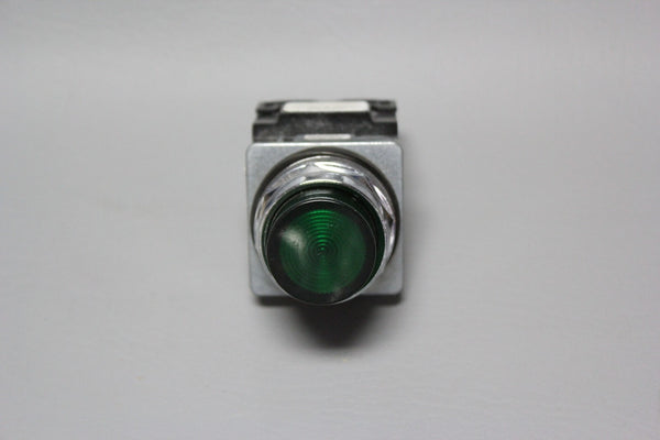 SIEMENS PILOT LIGHT GREEN OIL TIGHT 52PL4EX W/ 52AAF